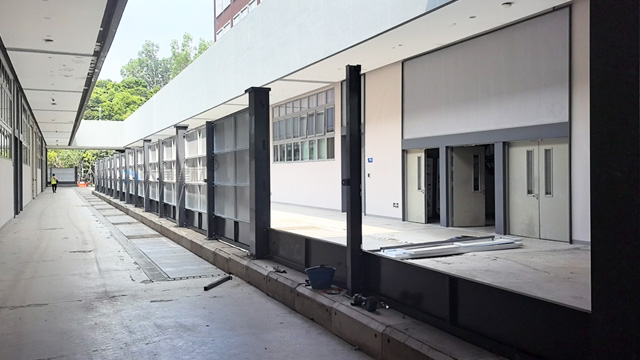 A型鋼結(jié)構(gòu)圍擋-深圳項(xiàng)目工程圍擋工程案例